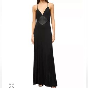Staud fleur mesh inset gown - new with tags